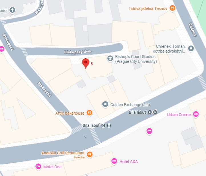 Mapa sídla společnosti - klikněte pro otevření v Google Maps